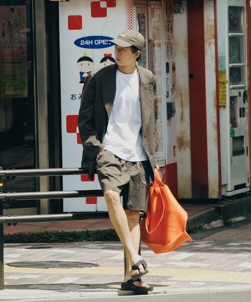 URBAN RESEARCH（アーバンリサーチ）の「『別注』NEAT×URBS　DOT'S SEERSUCKER TRUNKS（その他パンツ・メンズ・BLACK/BROWN・M/L/XL）」の8枚目の写真
