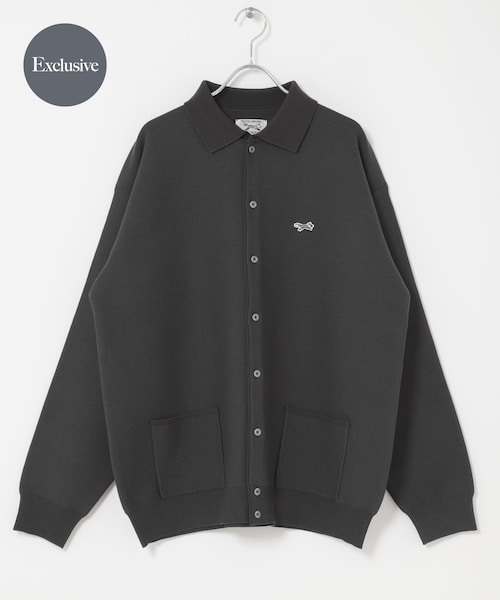 URBAN RESEARCH DOORS(アーバンリサーチドアーズ)の「『別注』PENNEYS×DOORS THE FOX シャツカーディガン(カーディガン/ボレロ・メンズ・ECRU/NAVY/LIMEYELLOW/CHARCOAL・M/L)」の4枚目の写真
