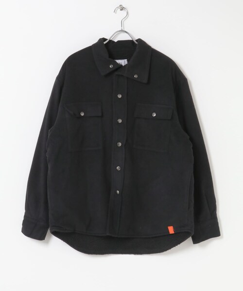 THE GOODLAND MARKET（ザグッドランドマーケット）の「TONY　Flannel Boa Jkt（ブルゾン・メンズ・BLK/GRY・L/XL）」の6枚目の写真