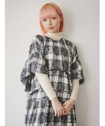 merry jenny | frillリブタートルニット(ニット/セーター)