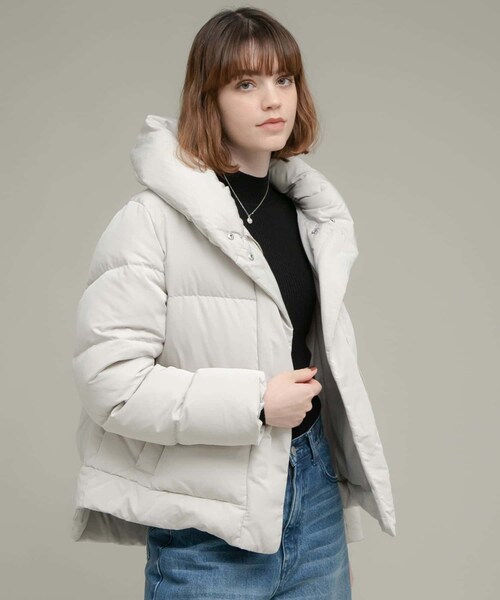 URBAN RESEARCH Sonny Label（アーバンリサーチサニーレーベル）の「『WEB限定』撥水ショールカラーミディコート（その他アウター・レディース・ブラック/ネイビー/ライトグレー・FREE）」の15枚目の写真