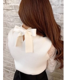 RESEXXY | レースニットトップス【セットアップ着用可能】(ニット/セーター)