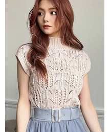 RESEXXY | 透かし編みニットトップス(ニット/セーター)