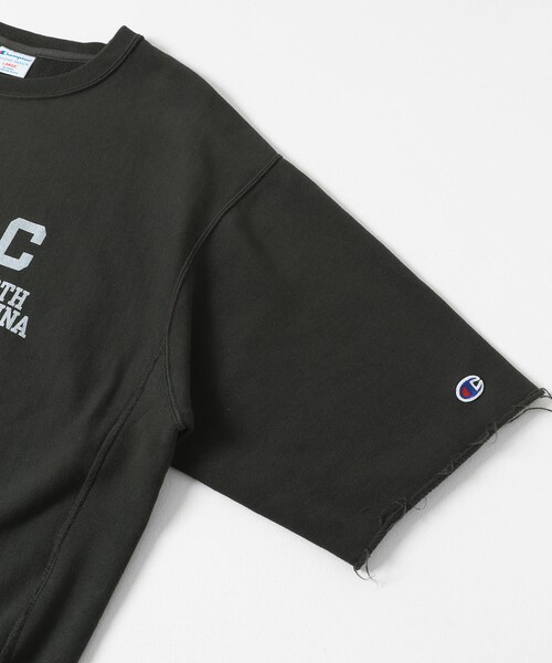 URBAN RESEARCH Sonny Label（アーバンリサーチサニーレーベル）の「『別注』Champion×Sonny Label　リバースウィーブロゴスウェットTシャツ（スウェット・レディース・オフブラック/オフグレー/ライトブルー/オートミール・M/L）」の14枚目の写真