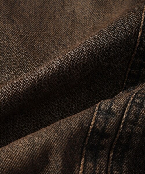 ADAM ET ROPE'（アダムエロペ）の「【NVRFRGT/ネヴァーフォーゲット】3D TWISTED WIDE LEG JEANS MUD FADED BLACK（デニムパンツ・メンズ・スミクロ・1/2/3）」の17枚目の写真