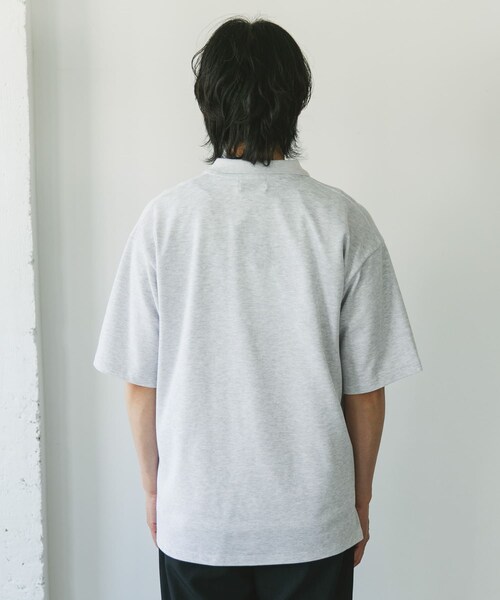 URBAN RESEARCH DOORS（アーバンリサーチドアーズ）の「『XLサイズ/WEB限定』『別注』PENNEYS×DOORS　THE FOX 鹿の子 ポロシャツ（ポロシャツ・メンズ・ASH GRAY/PURPLE/STEEL BLUE/NAVY・M/L/XL）」の16枚目の写真