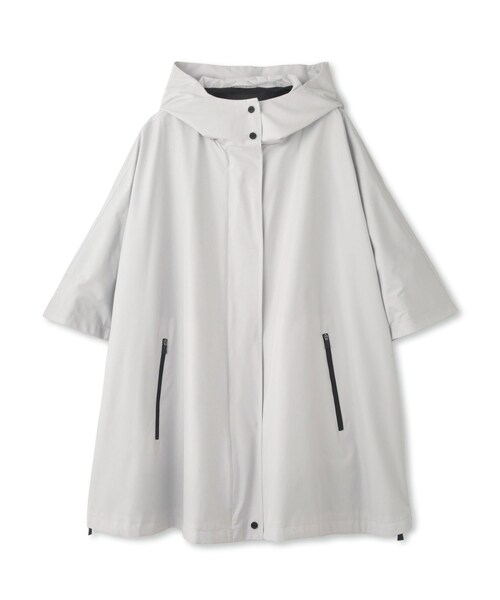 ROPE'（ロペ）の「【WEB限定/一部店舗限定】【HERNO(ヘルノ)】ゴアテックス パックライトシェル フーデットコート（マウンテンパーカー・レディース・グレー/ネイビー・M/S）」の4枚目の写真