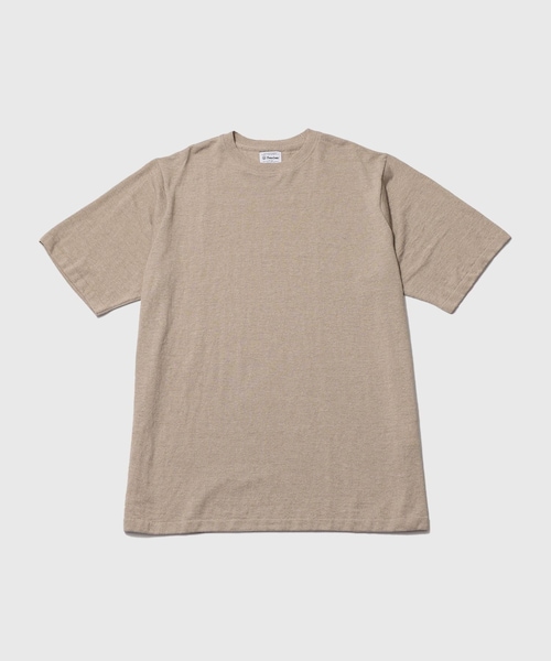 ADAM ET ROPE'(アダムエロペ)の「【Yonetomi/ヨネトミ】AMA LINEN KNIT TEE(Tシャツ/カットソー・メンズ・ベージュ・2/3/4)」の1枚目の写真