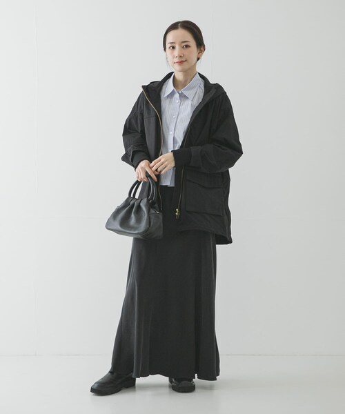 URBAN RESEARCH（アーバンリサーチ）の「コットンナイロンマウンテンパーカー（マウンテンパーカー・レディース・BLACK/CHARCOAL/BEIGE・FREE）」の22枚目の写真