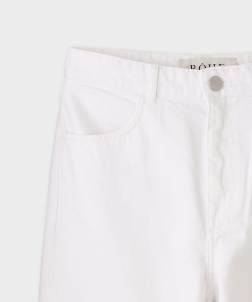 ROPE'（ロペ）の「【ROHE（ローエ）】RELAXED FIT WHITE DENIM｜デニムパンツ（デニムパンツ・レディース・ホワイト・36/38）」の8枚目の写真