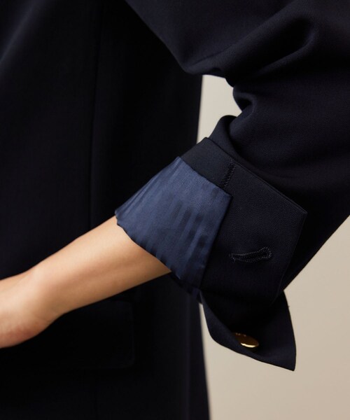 ROPE'（ロペ）の「ストレッチ金ボタンブレザージャケット（テーラードジャケット・レディース・ネイビー・36/38）」の22枚目の写真