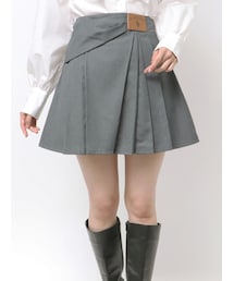 U.S. POLO ASSN. | U.S. POLO ASSN.別注アシメプリーツスカパン(スカート)