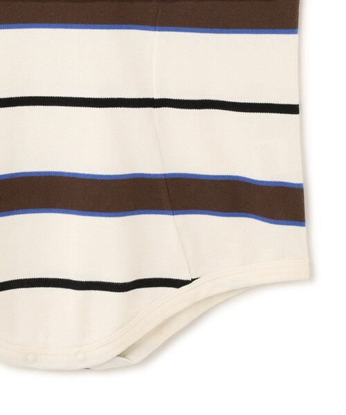 ADAM ET ROPE'(アダムエロペ)の「【TanC(タンク)】PIQUE BORDER TANK ROMPERS(タンクトップ・レディース・キナリ・F)」の6枚目の写真