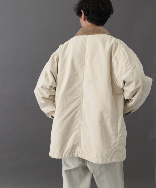URBAN RESEARCH DOORS（アーバンリサーチドアーズ）の「FORK&SPOON　インサレーションカバーオール（カバーオール・メンズ・BLACK/IVORY・4/5）」の6枚目の写真