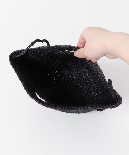 URBAN RESEARCH DOORS（アーバンリサーチドアーズ）の「Magda Made　Mini Soledad Bag（かごバッグ・レディース・Peach/Burgundy/Black・-）」の10枚目の写真