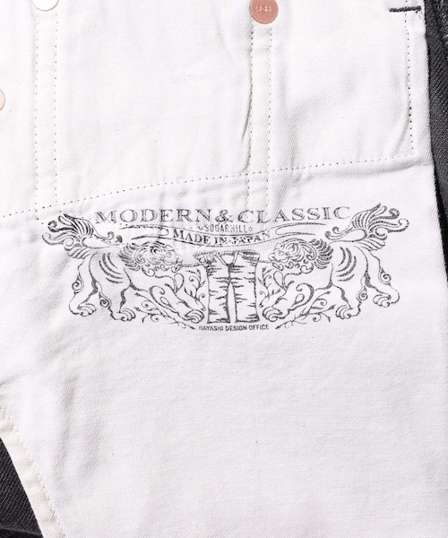 ADAM ET ROPE'(アダムエロペ)の「【SUGARHILL/シュガーヒル】"CAR SERVICE" MODERN DENIM REGULAR CUT(デニムパンツ・メンズ・ブラック・30/32)」の12枚目の写真