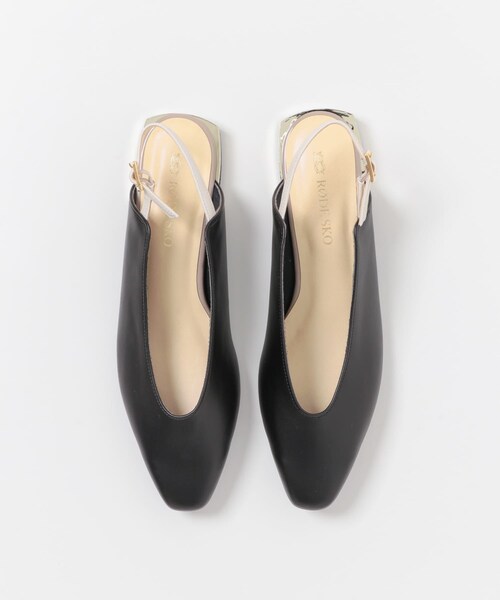 RODE SKO（ロデスコ）の「『MADE IN JAPAN』NEDKE バックストラップパンプス（パンプス・レディース・PINK/BLACK/GREIGE・36/37/38）」の10枚目の写真