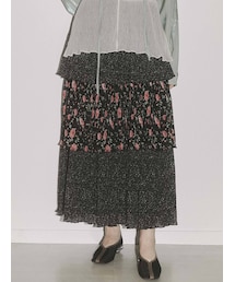 merry jenny | floralギャザーティアードスカート(スカート)