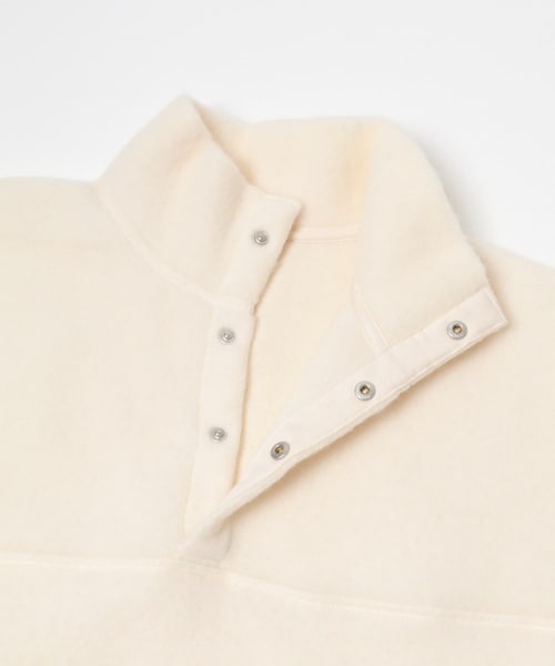 かぐれ（カグレ）の「ウールコットンフリースプルオーバー（その他トップス・レディース・OFF/BLACK・Free）」の15枚目の写真