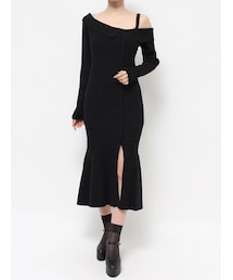 EATME | ワンショルダーマーメイドニットワンピース(ワンピース)
