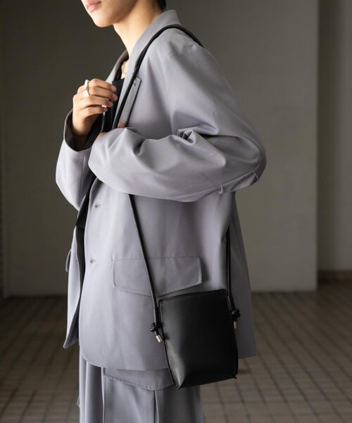 SENSE OF PLACE by URBAN RESEARCH(センスオブプレイスバイアーバンリサーチ)の「コードショルダーバッグ(ショルダーバッグ・メンズ・ORANGE/BLACK/GRAY/GREEN・one)」の6枚目の写真