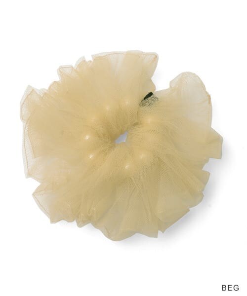 URBAN RESEARCH（アーバンリサーチ）の「EMO ease  ポップコーンシュシュ バングル＆ヘアゴム（ヘアゴム・レディース・BEG/ボルドー/BLK・-）」の2枚目の写真