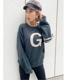 GYDA | G SLEEVELINE ニット TOPS(ニット/セーター)