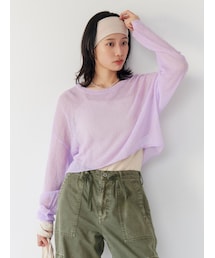 Ungrid | シアーショートニット(ニット/セーター)