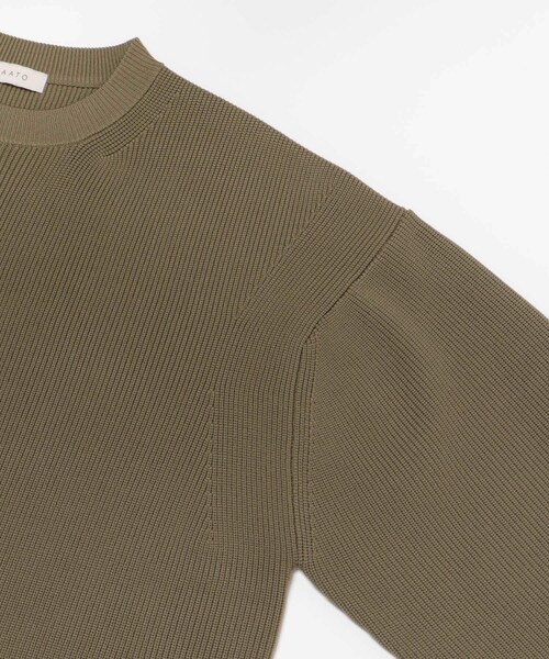 LAATO（ラート）の「ROUNDSLEEVE KNIT（ニット/セーター・レディース・モス/クリーム/インク・Free）」の13枚目の写真