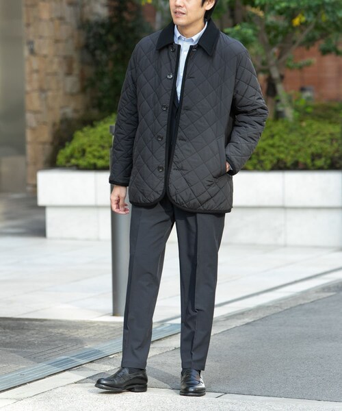 URBAN RESEARCH DOORS(アーバンリサーチドアーズ)の「LIFE STYLE TAILOR LIMONTA EAST キルティングコート(ダウンジャケット/コート・メンズ・BLACK/NAVY・M/L)」の17枚目の写真