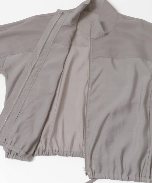 ITEMS URBANRESEARCH(アイテムズ アーバンリサーチ)の「シアースタンドブルゾン(ブルゾン・レディース・MILK/BLU/GRY・Free)」の21枚目の写真