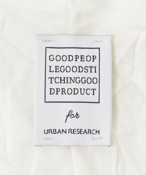 URBAN RESEARCH（アーバンリサーチ）の「『別注』GGG×URBAN RESEARCH　クロップドワッシャートップス（タンクトップ・レディース・BLACK/WHITE・FREE）」の12枚目の写真