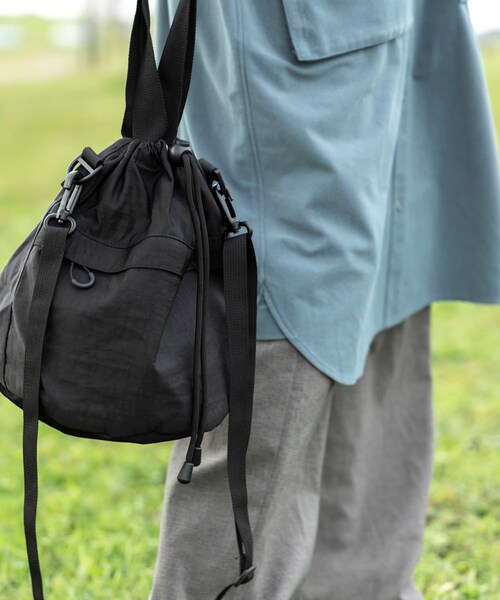 EKAL（エカル）の「TINY GARDEN PRODUCTS　ストロール2WAYバッグ（ショルダーバッグ・レディース・IVORY/BLACK/KHAKI/L.GREEN・one）」の8枚目の写真