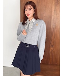 POLO BCS | 【POLO BCSコラボ】レーススカーフベア刺繍ニットトップス(ニット/セーター)