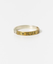 JOE SCHMOE SV950&BRASSMESSAGE RING∴