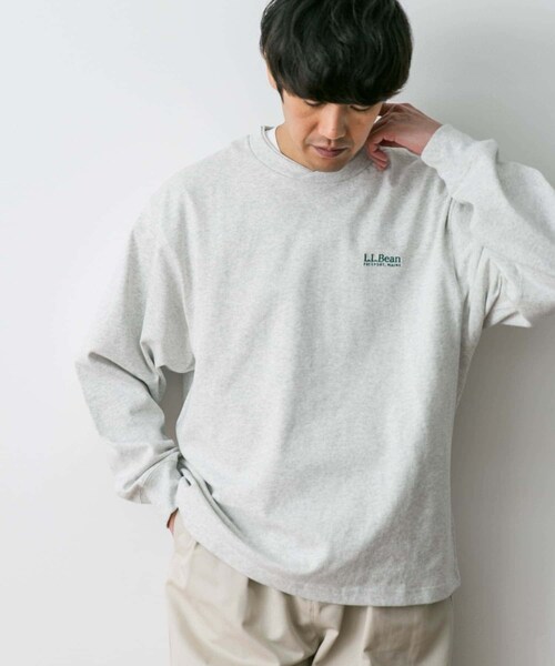 URBAN RESEARCH DOORS(アーバンリサーチドアーズ)の「L.L.Bean Union Long-Sleeve T-Shirts(Tシャツ/カットソー・メンズ・yellow/white/birch/green/fade navy・M/L/XL)」の17枚目の写真