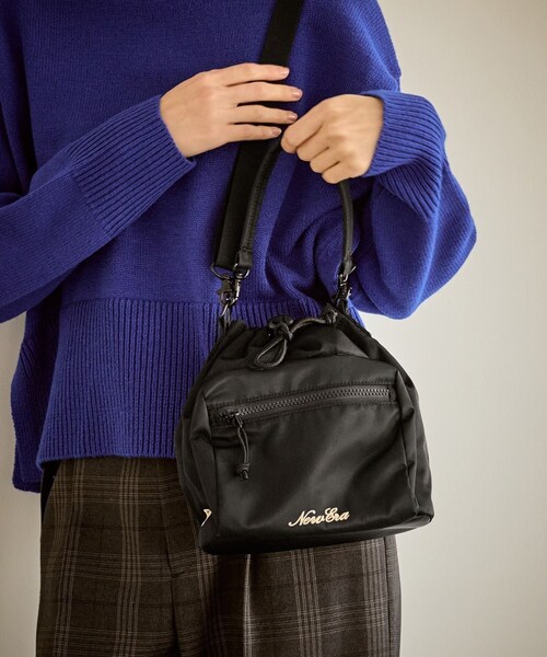 ROPE' PICNIC（ロペピクニック）の「【NEW ERA(R)/ニューエラ別注】2WAY DRAWSTRING POUCH（ショルダーバッグ・レディース・ブラック・F）」の22枚目の写真