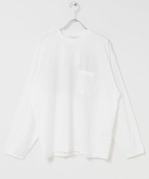 URBAN RESEARCH DOORS(アーバンリサーチドアーズ)の「STILL BY HAND Printed long sleeve(Tシャツ/カットソー・メンズ・WHITE/CHARCOAL・46/48)」の6枚目の写真