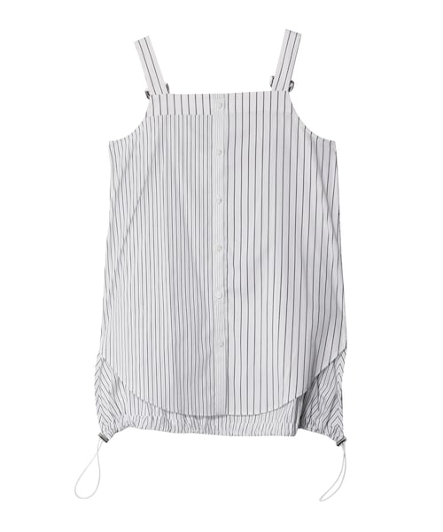 UN3D.（アンスリード）の「LAYERED SHIRT CAMISOLE（キャミソール・レディース・ホワイト/ミックス・38/36）」の5枚目の写真