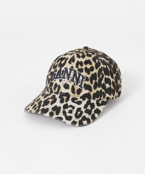 URBAN RESEARCH（アーバンリサーチ）の「GANNI　WASHED COTTON CANVAS CAP（キャップ・レディース・LEOPARD・-）」の3枚目の写真
