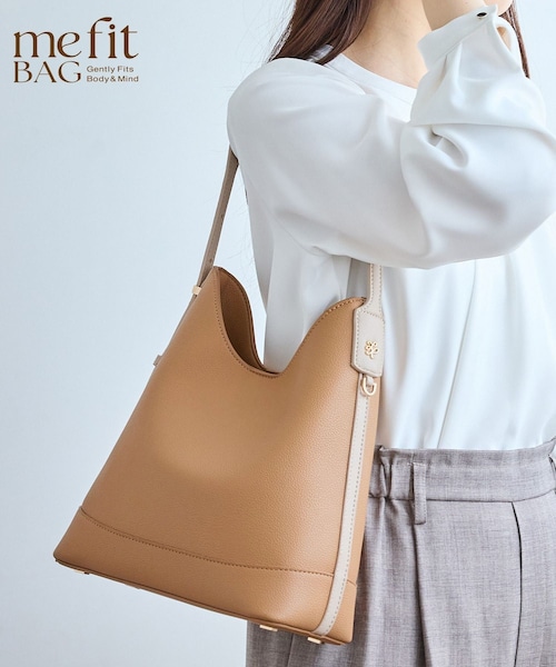 ROPE' PICNIC(ロペピクニック)の「me fit BAG フィットワンショルダーミドルバッグ(ショルダーバッグ・レディース・ブラック/キナリ系/ライトグリーン/オレンジ系・F)」の4枚目の写真