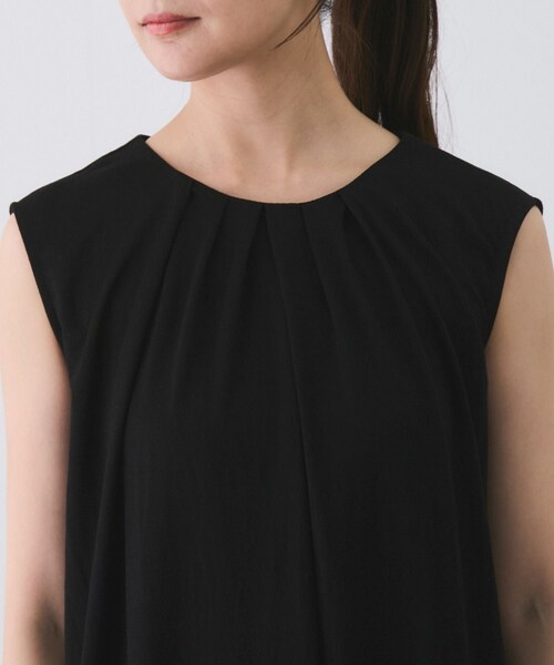 Jayro（ジャイロ）の「リネンライクカノコワンピース（ワンピース・レディース・ブラック/カーキ/ブルー系・M）」の19枚目の写真