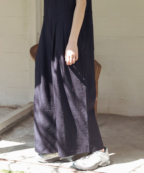 URBAN RESEARCH(アーバンリサーチ)の「『吸水速乾/UVカット』『別注』THOUSAND MILE×URBAN RESEARCH SLEEVELESS ALL IN ONE(つなぎ/オールインワン・レディース・BLACK/NAVYSTRIPE・M/L)」の18枚目の写真