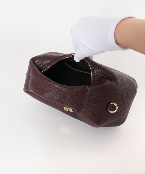 URBAN RESEARCH（アーバンリサーチ）の「GANNI　HOBO MINI GRAINED（ショルダーバッグ・レディース・C COFFEE・-）」の7枚目の写真