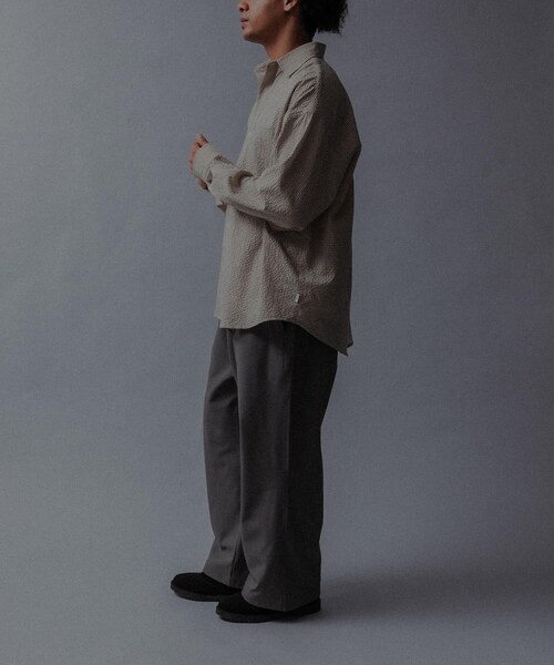 URBAN RESEARCH（アーバンリサーチ）の「FOOOOUR OO CHECK SHIRT OO（シャツ/ブラウス・メンズ・BLACK C/GREEN C/BLUE C/RED C・1/2/3/4）」の21枚目の写真