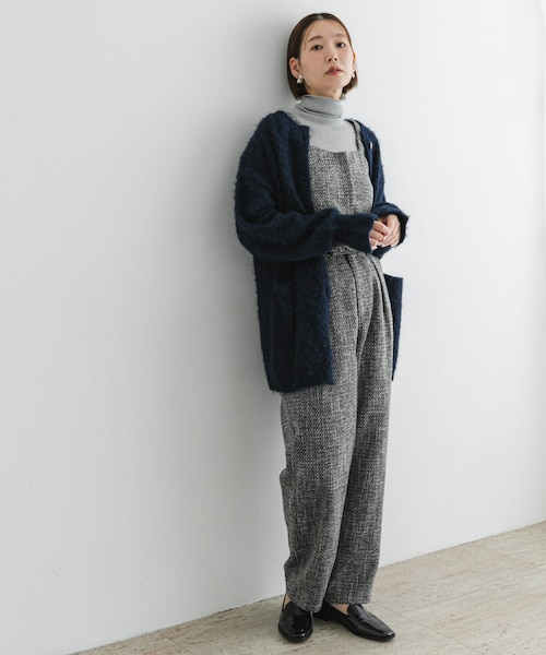 URBAN RESEARCH ROSSO（アーバンリサーチロッソ）の「F by ROSSO　ツイードビスチェ+ワイドパンツ（セットアップ・レディース・BLUE/BLACK・36/38）」の2枚目の写真