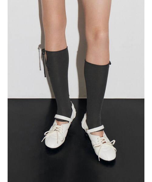 EMODA（エモダ）の「レースアップヒールスニーカー（スニーカー・レディース・ホワイト/ブラック/ピンク・S/M/L）」の13枚目の写真