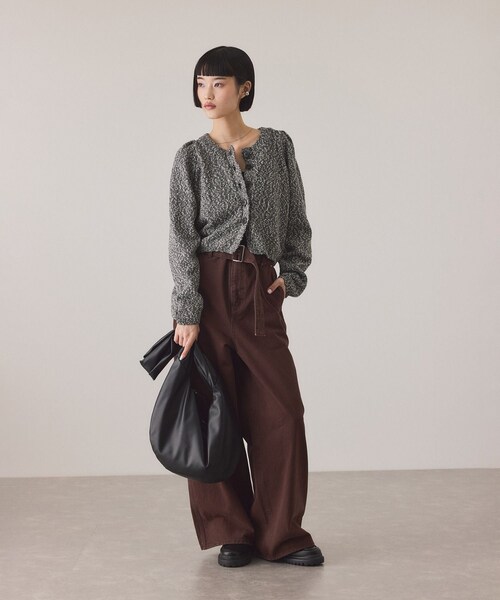 ADAM ET ROPE'(アダムエロペ)の「ボディショルダーバッグ(ショルダーバッグ・レディース・ブラック/ホワイト・F)」の11枚目の写真