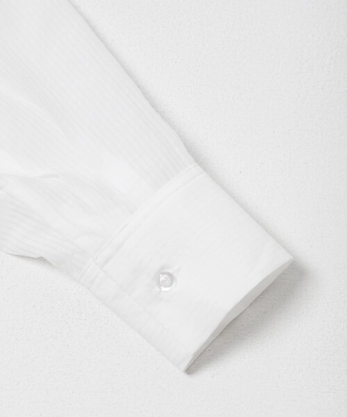 SENSE OF PLACE by URBAN RESEARCH（センスオブプレイスバイアーバンリサーチ）の「シアーフーディシャツ（シャツ/ブラウス・レディース・OFF WHITE/BLACK/YELLOW・One）」の9枚目の写真