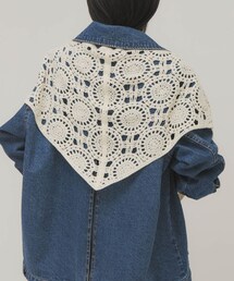 KBF | トライアングルクロシェスカーフ(バンダナ/スカーフ)